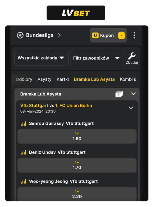 LVBET kursy Bundesliga