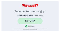 Superbet kod promocyjny: Bonus 3755+400 PLN [Listopad 2025]