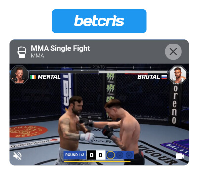 Betcris wirtualne MMA