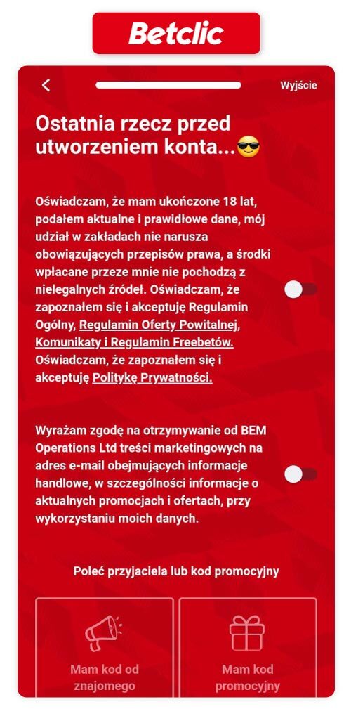 kod promocyjny betclic