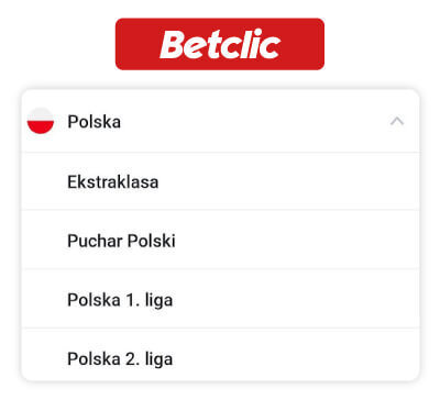Oferta zakładów ligi polskie - Betclic