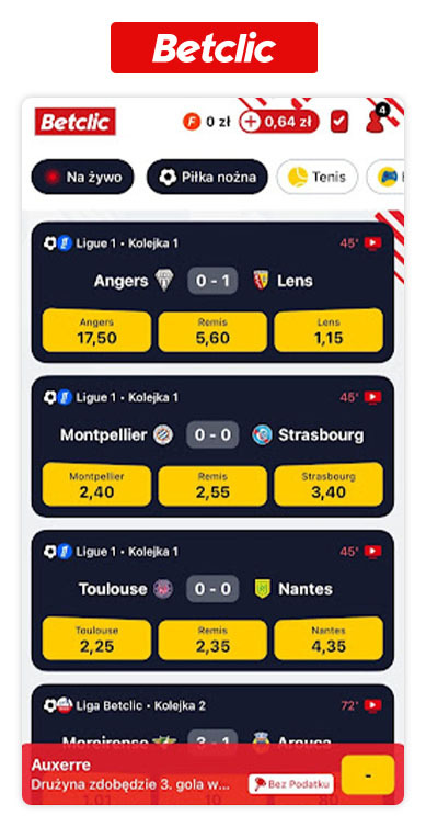 Betclic Ligue 1 oferta