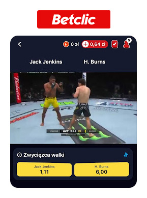 Betclic transmisja UFC