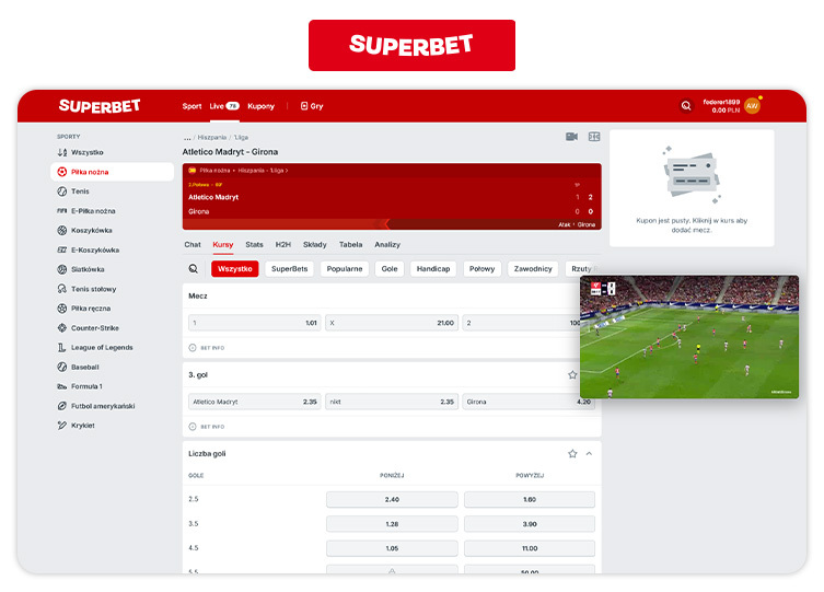 Superbet transmisja La Liga