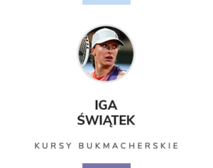 Iga Świątek kursy bukmacherskie