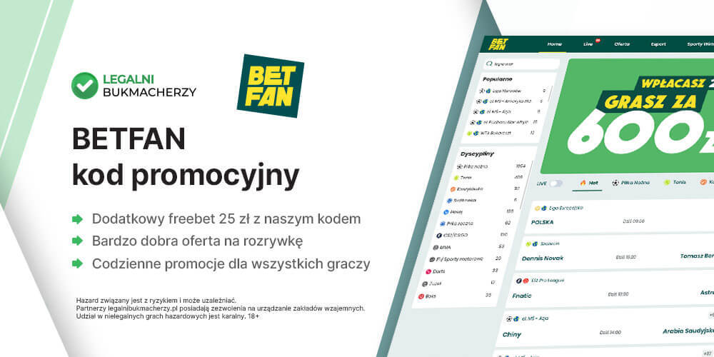 BETFAN kod promocyjny