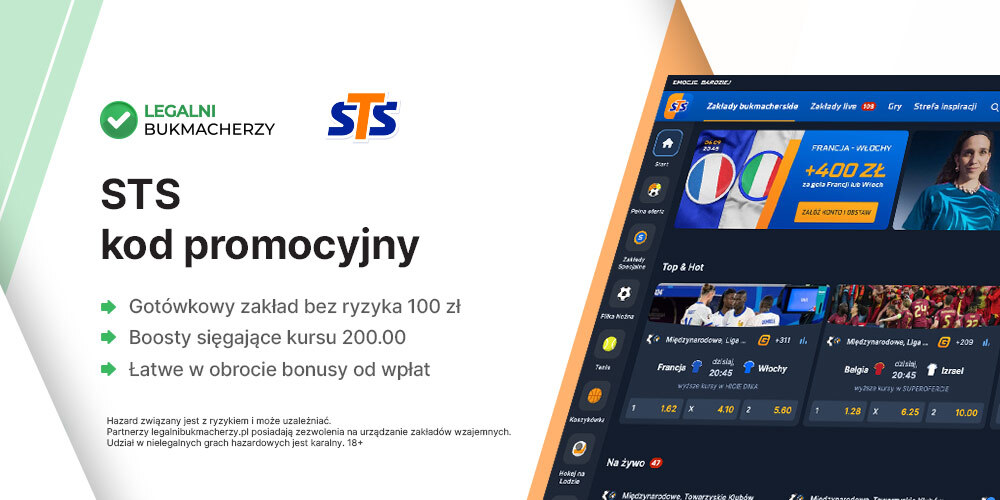 Kod promocyjny STS - Legalni bukmacherzy