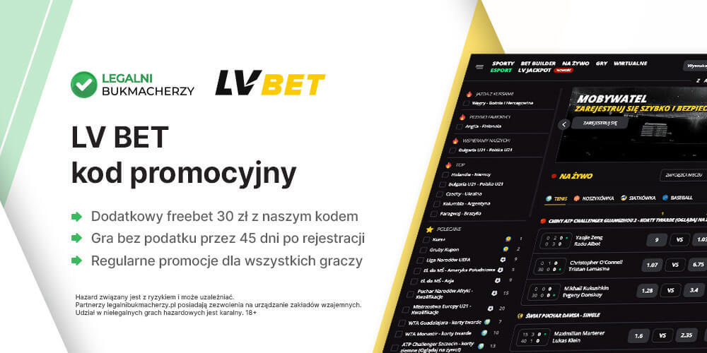 LVBET kod promocyjny