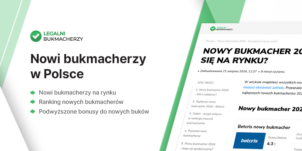 Nowy bukmacher 2024