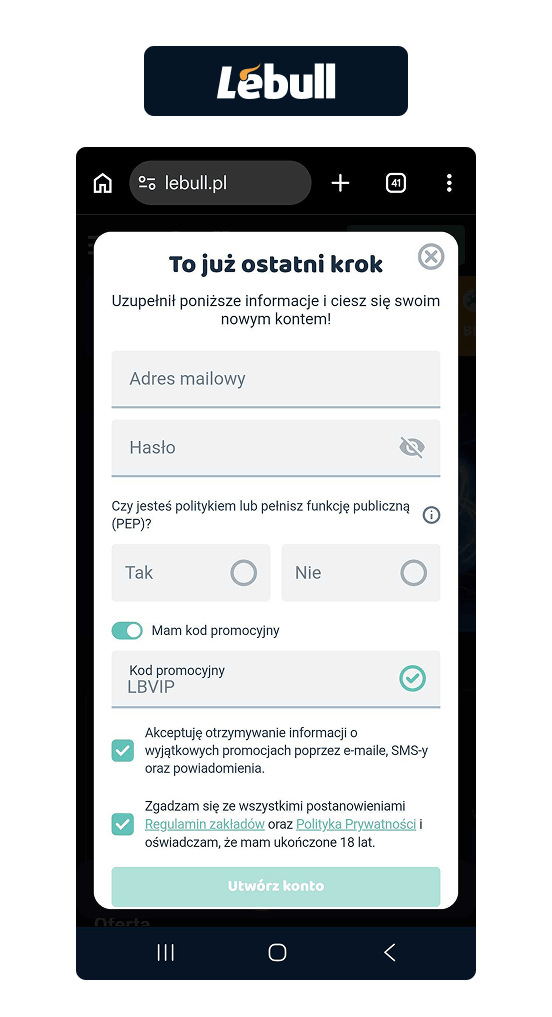 Gdzie wpisać kod LBVIP - mobywatel