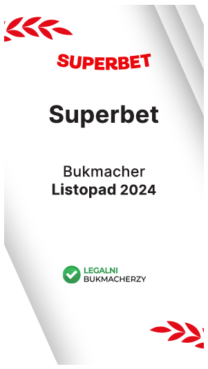 Superbet: bukmacher miesiąca listopad