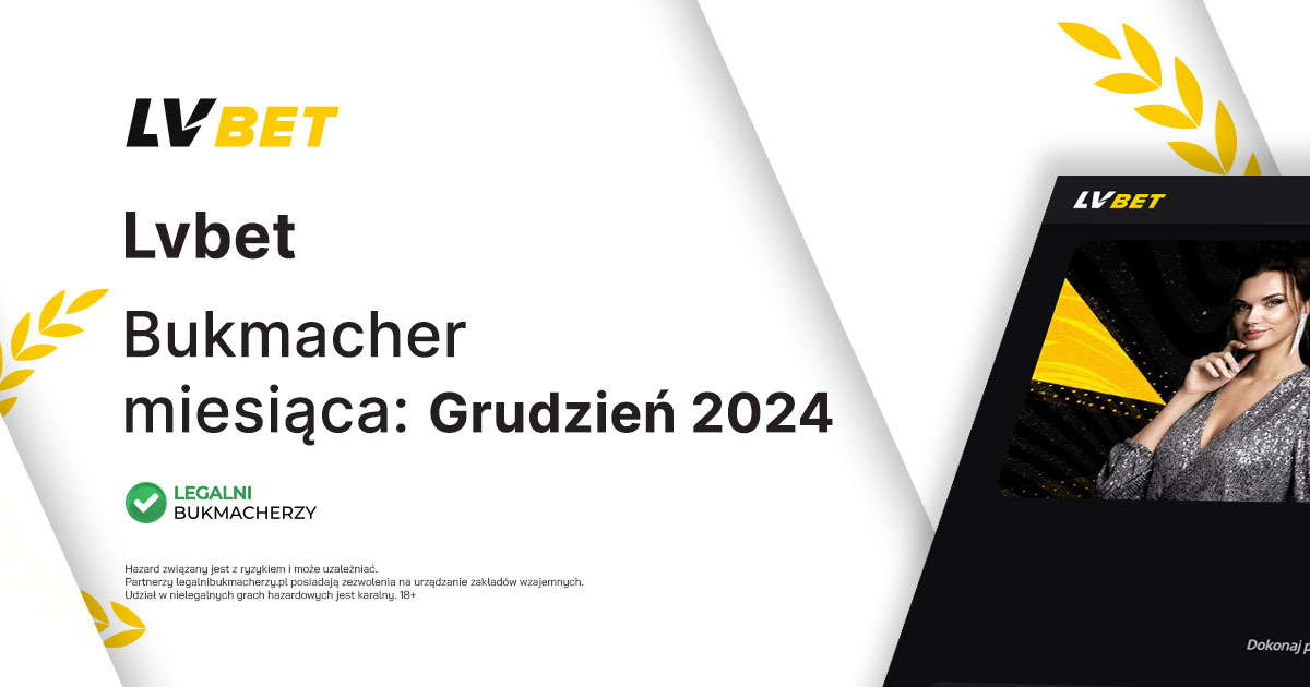 Bukmacher miesiąca 2024: grudzień