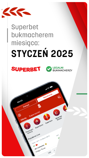 Bukmacher miesiąca: styczeń 2025