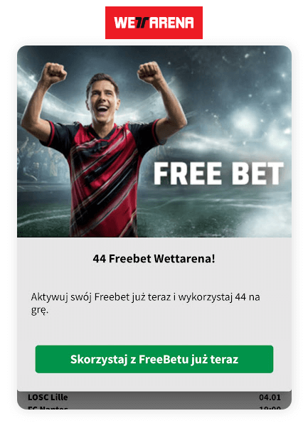 WettArena freebet