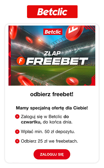 Betclic kod promocyjny: freebet