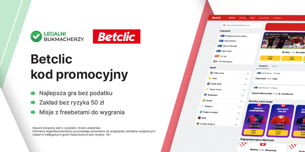 Betclic kod promocyjny 2025