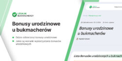 Bonusy urodzinowe u bukmacherów 2025