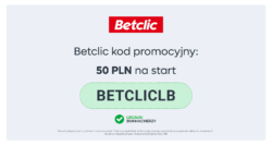 Betclic kod promocyjny: Cashback 50 zł i gra bez podatku [Grudzień]