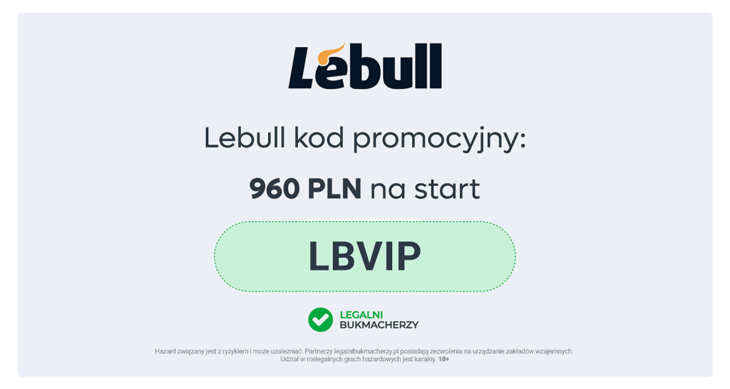 Lebull kod promocyjny – Najwyższy bonus 960 PLN [Styczeń 2026]