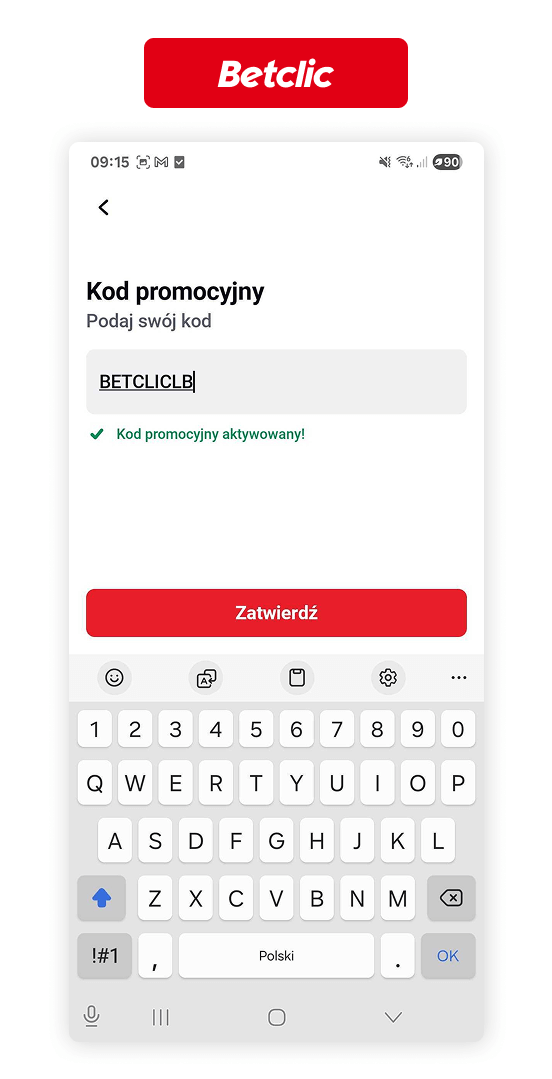 Betclic kod promocyjny - gdzie wpisać?