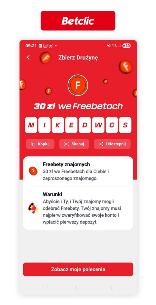 Betclic - zbierz drużynę