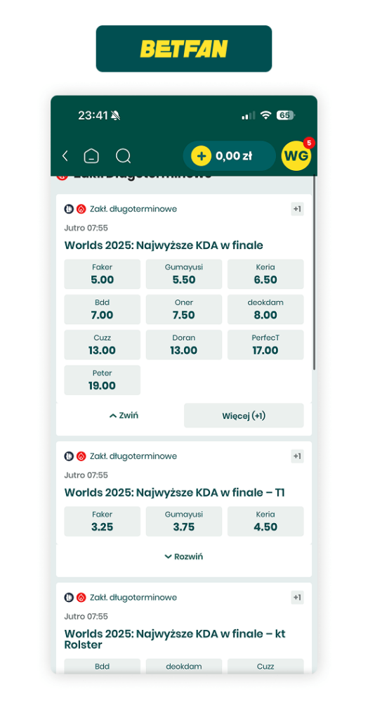Betfan esport: zakłady długoterminowe