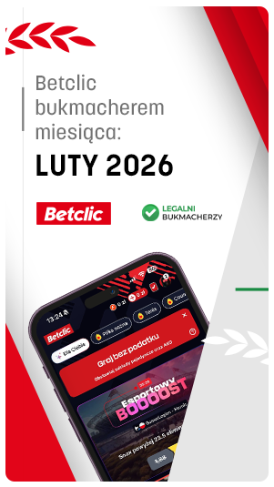Luty 2026: bukmacher miesiąca