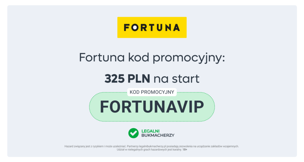 Fortuna kod promocyjny – Najwyższy bonus 355 PLN [Luty 2026]