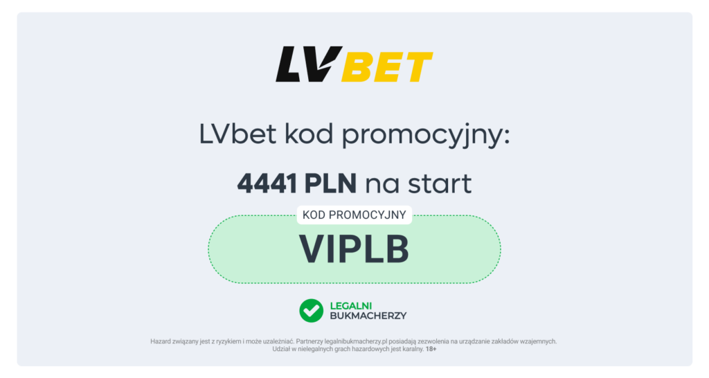 LVBET kod promocyjny – Najwyższy bonus 4441 PLN (Luty 2026)