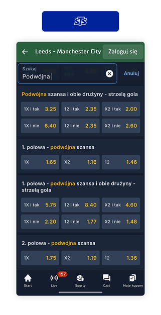 STS podwójna szansa | Leeds - City
