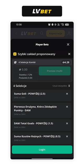 LV BET Liga Saudyjska Player Bets