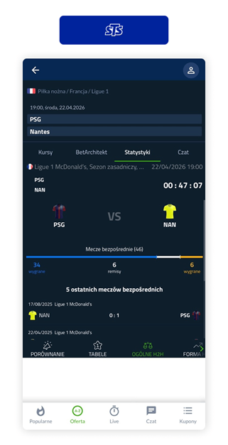 STS - oferta na piłkę nożną