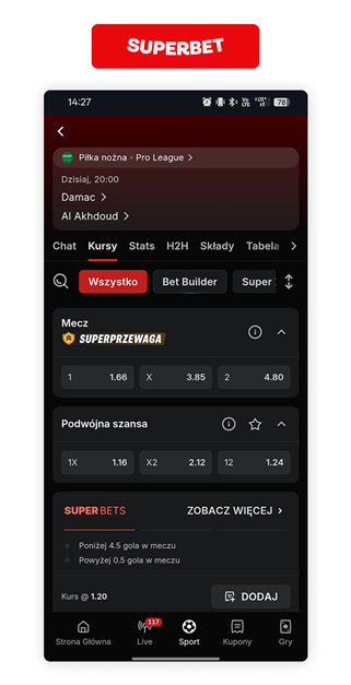 Superbet Liga Saudyjska Super Przewaga