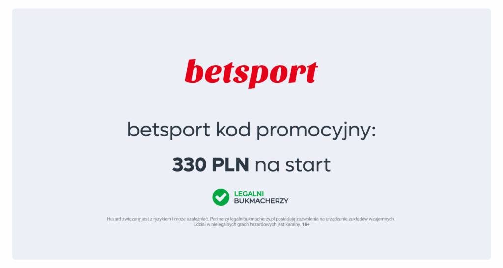 Betsport kod promocyjny – Bonus 330 zł