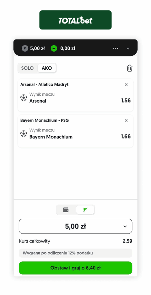 TOTALbet bonus bez depo