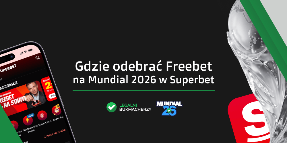 Gdzie odebrać freebet na Mundial 2026 w Superbet?