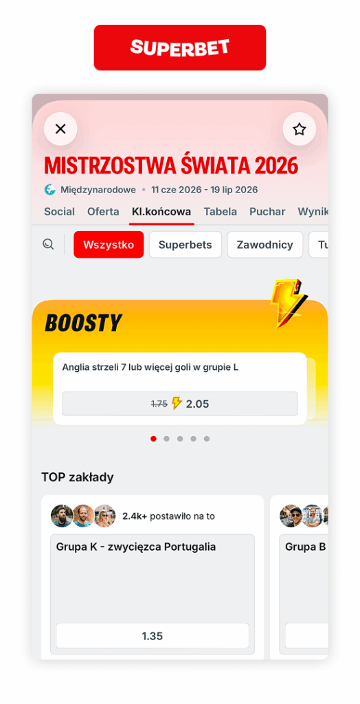 Superbet boosty na mundial
