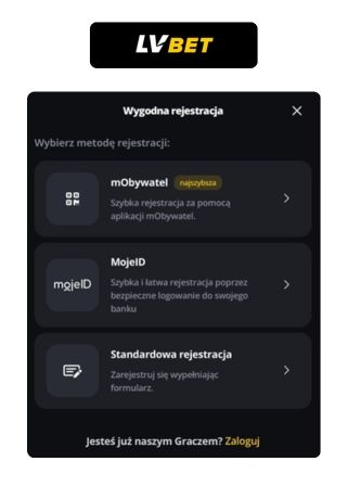 LV BET Opinie - Rejestracja