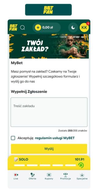 Custombet - Betfan MyBet