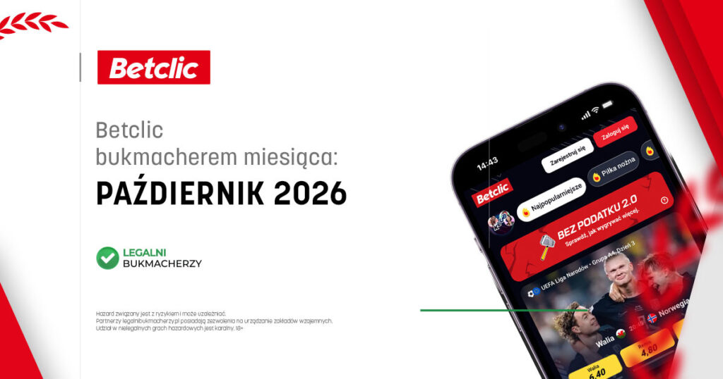 Betclic bukmacher - październik